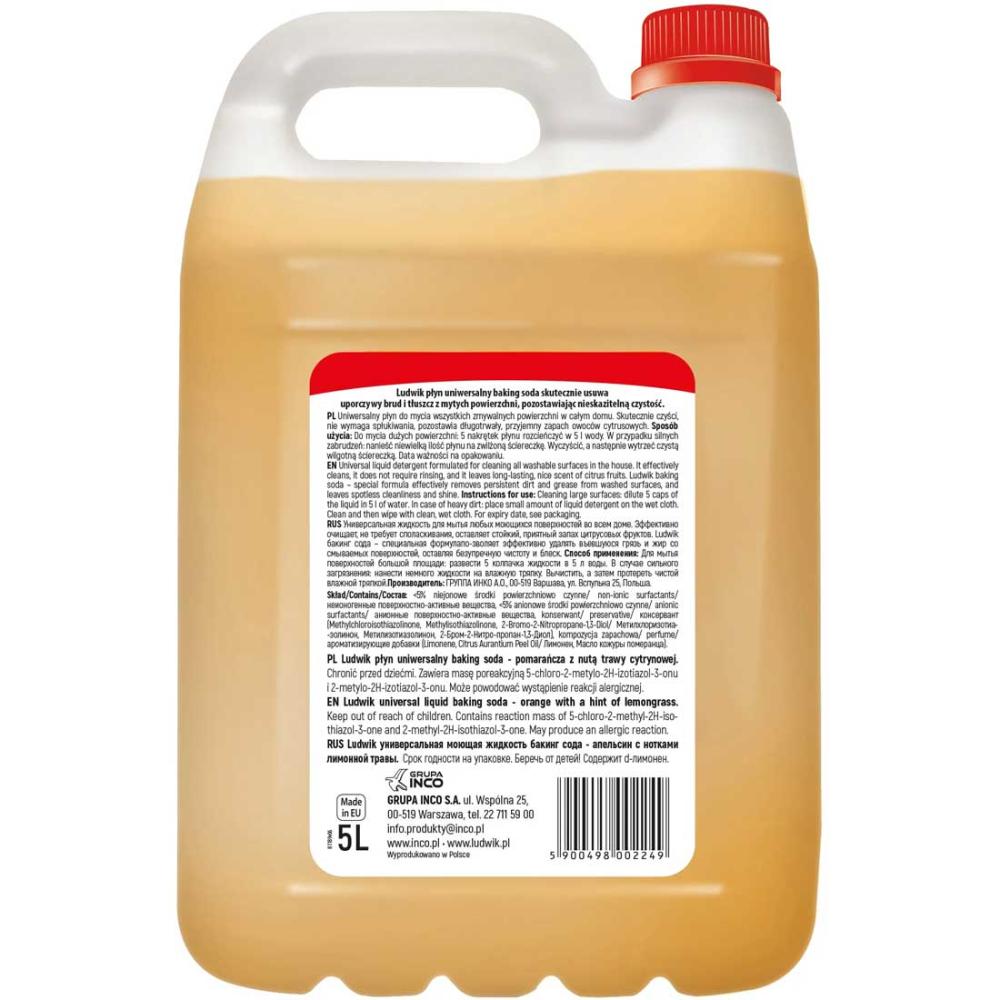 Ludwik płyn uniwersalny 5L Baking Soda