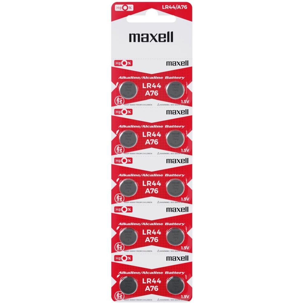 Maxell Alkaline bateria alkaliczna LR44/A76 10szt. blister