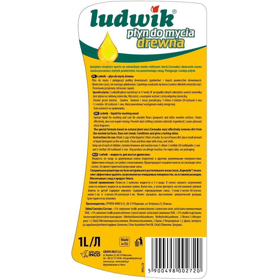 Ludwik 1l płyn do czyszczenia drewna