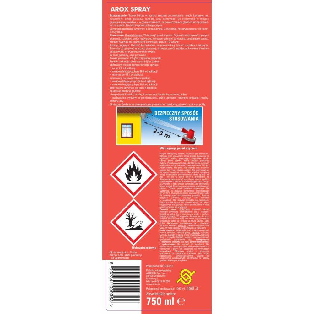 Arox Muchozol Turbo na osy i szerszenie 750ml