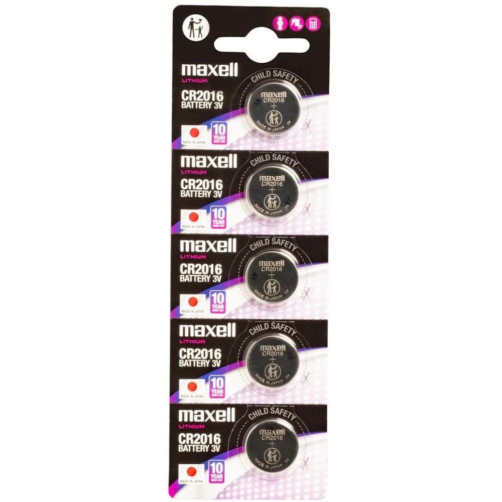 Maxell Lithium CR2016 bateria 3V 5 sztuk blister