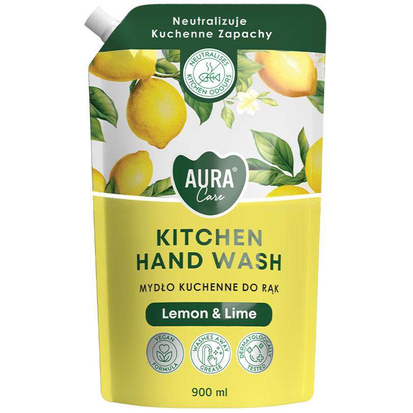 Bispol Aura kuchenne mydło w płynie – zapas 0,9L Cytryna i Limonka