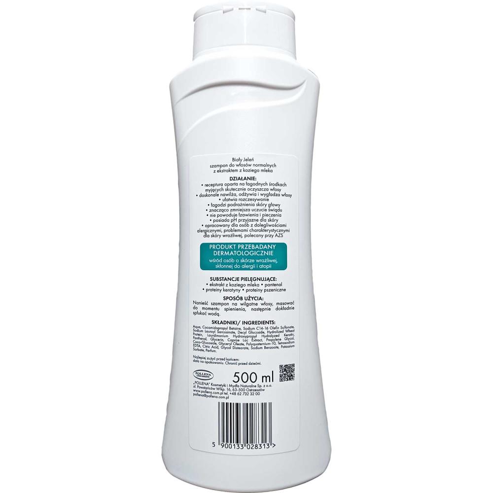 Biały Jeleń szampon do włosów 500ml Kozie Mleko