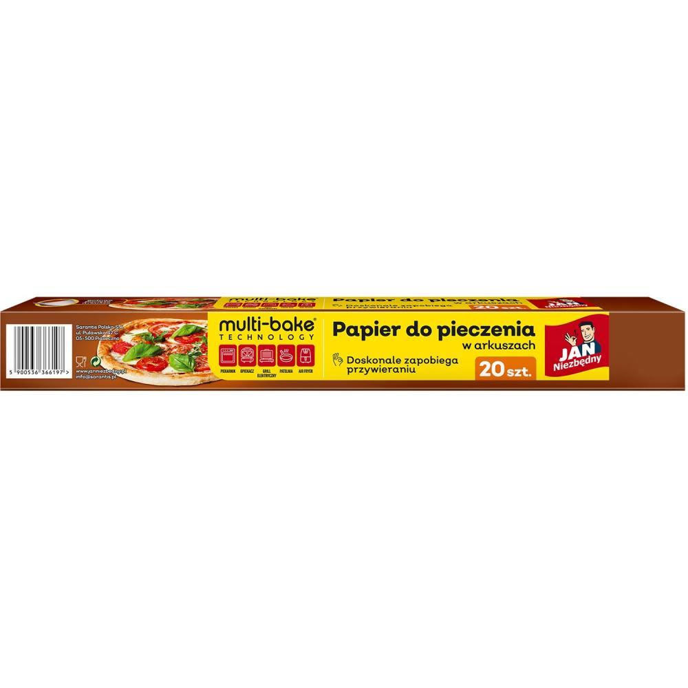 Jan Niezbędny papier do pieczenia Multi-Bake w arkuszach 20szt. 