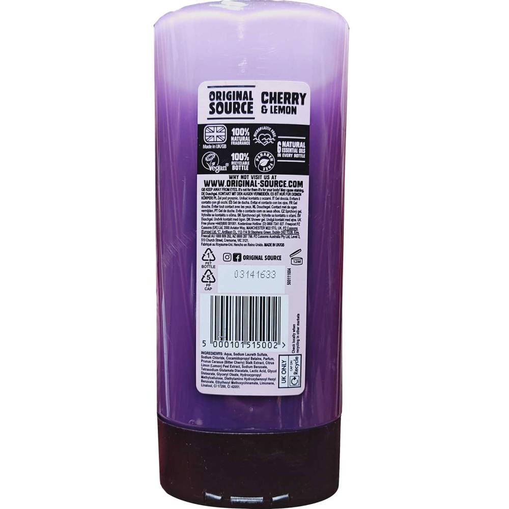 Original Source żel pod prysznic Black Cherry & Lemon 400ml