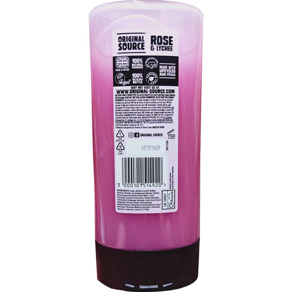 Original Source żel pod prysznic Floral Rose & Lychee 400ml