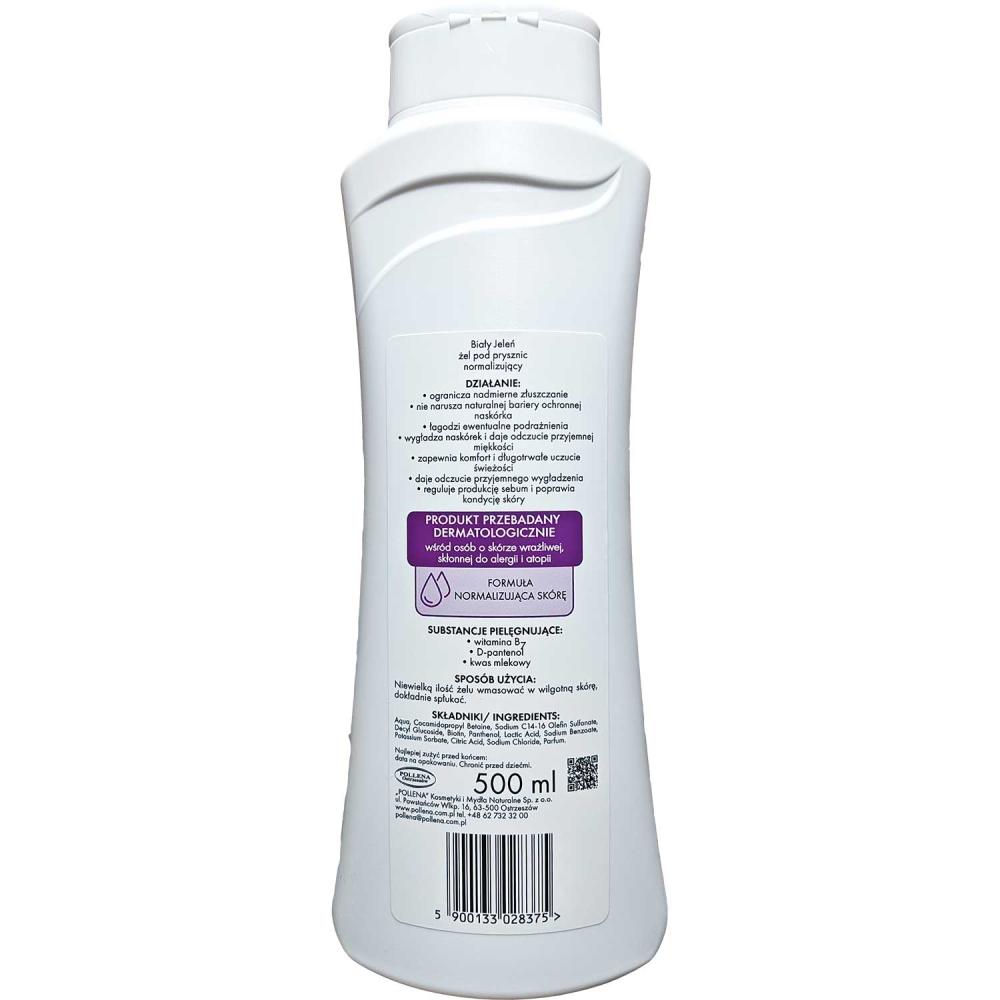 Biały Jeleń żel pod prysznic 500ml Biotyna normalizujący