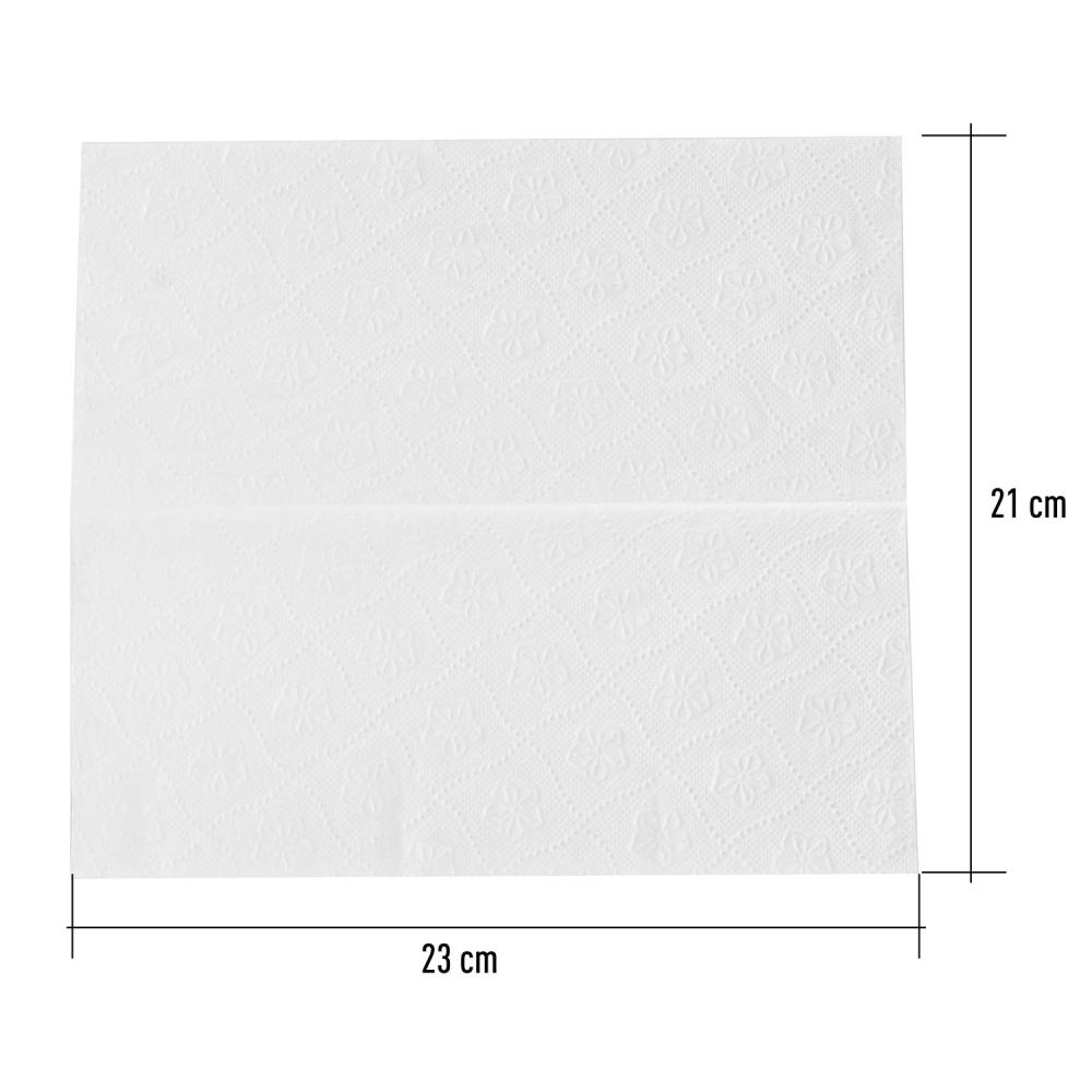 Hase ręcznik ZZ biały celuloza, 2W, 23x21cm, 3000 listków