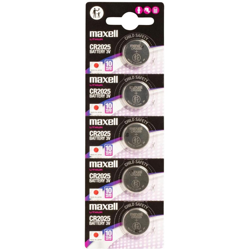 Maxell Lithium CR2025 bateria 3V 5 sztuk blister