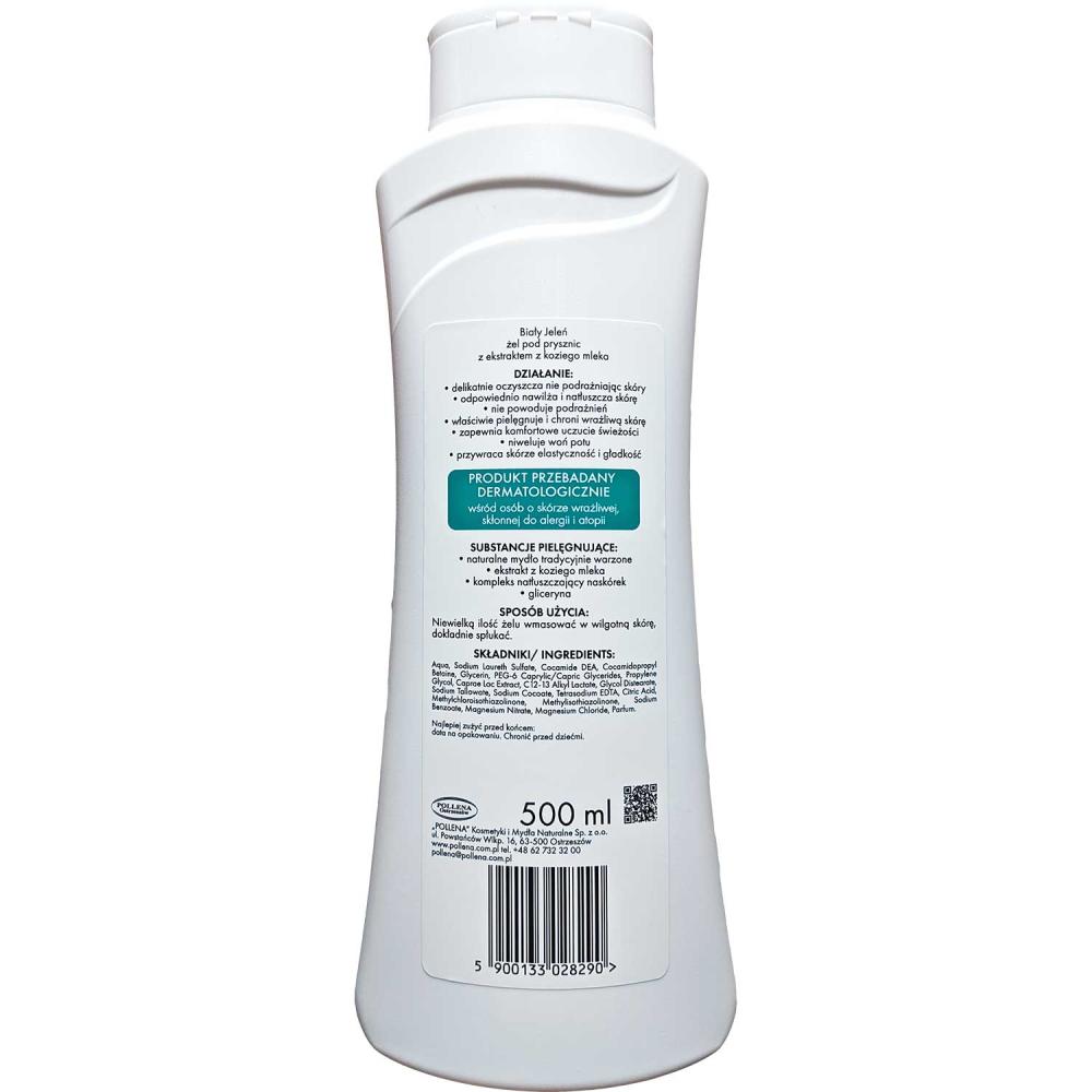 Biały Jeleń żel pod prysznic 500ml Kozie Mleko