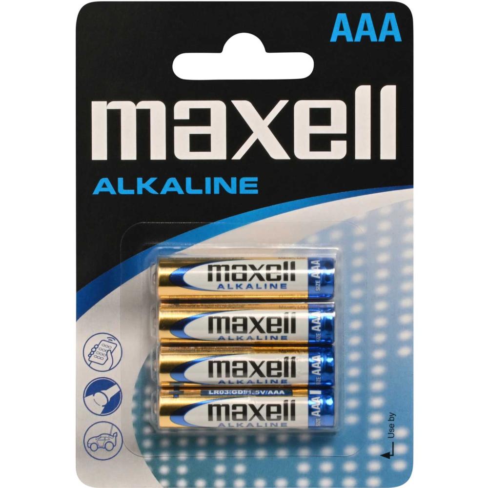Maxell Alkaline bateria alkaliczna AAA LR03 4szt. blister
