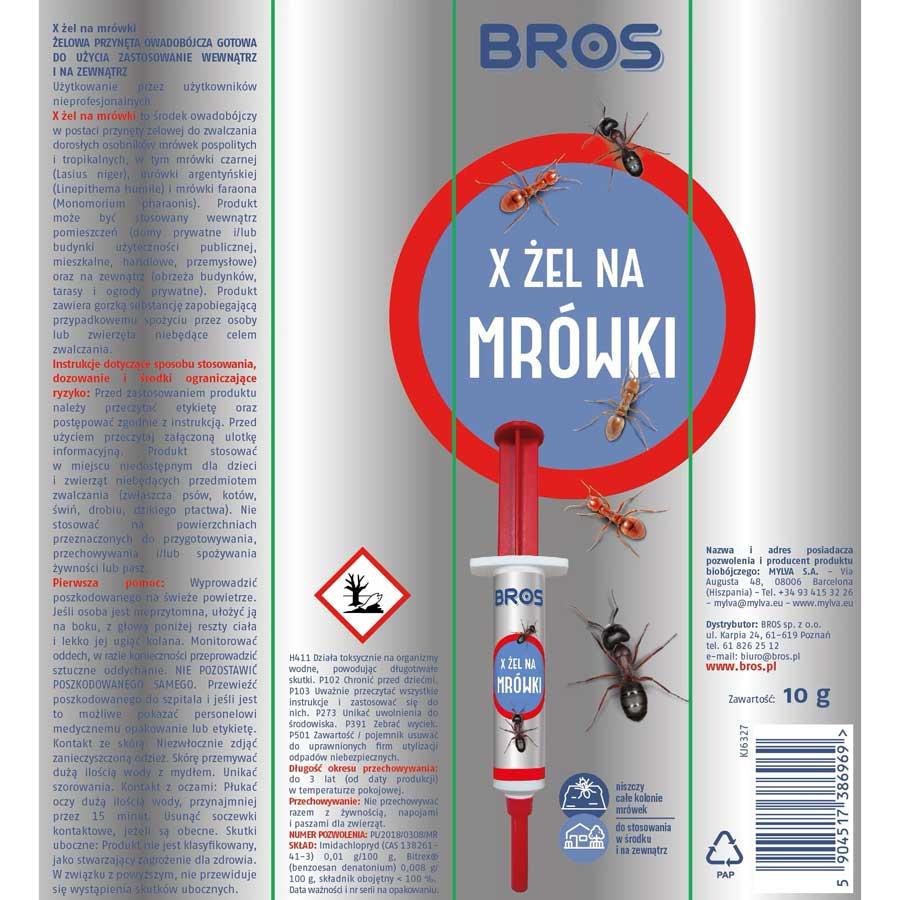 Bros X żel na mrówki 10g