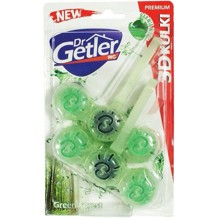 Dr Getler kostka do WC – kulki 3D barwiąca 2szt. Green Forest 