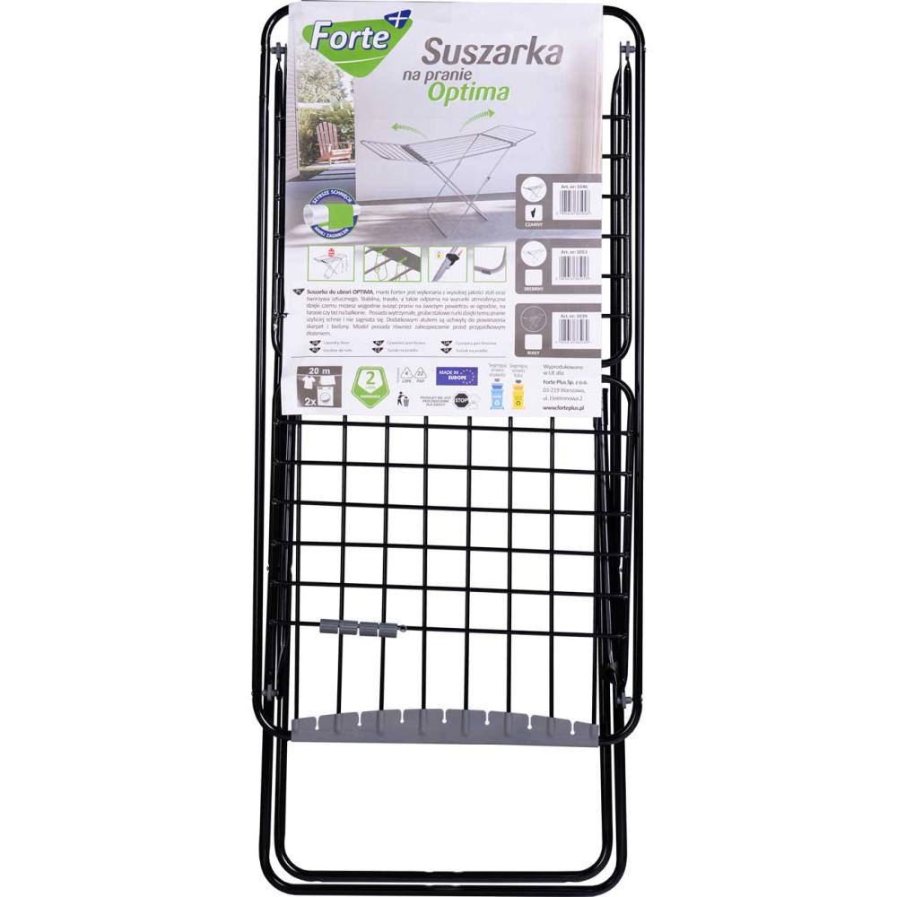 Forte+ Optima suszarka na pranie czarna