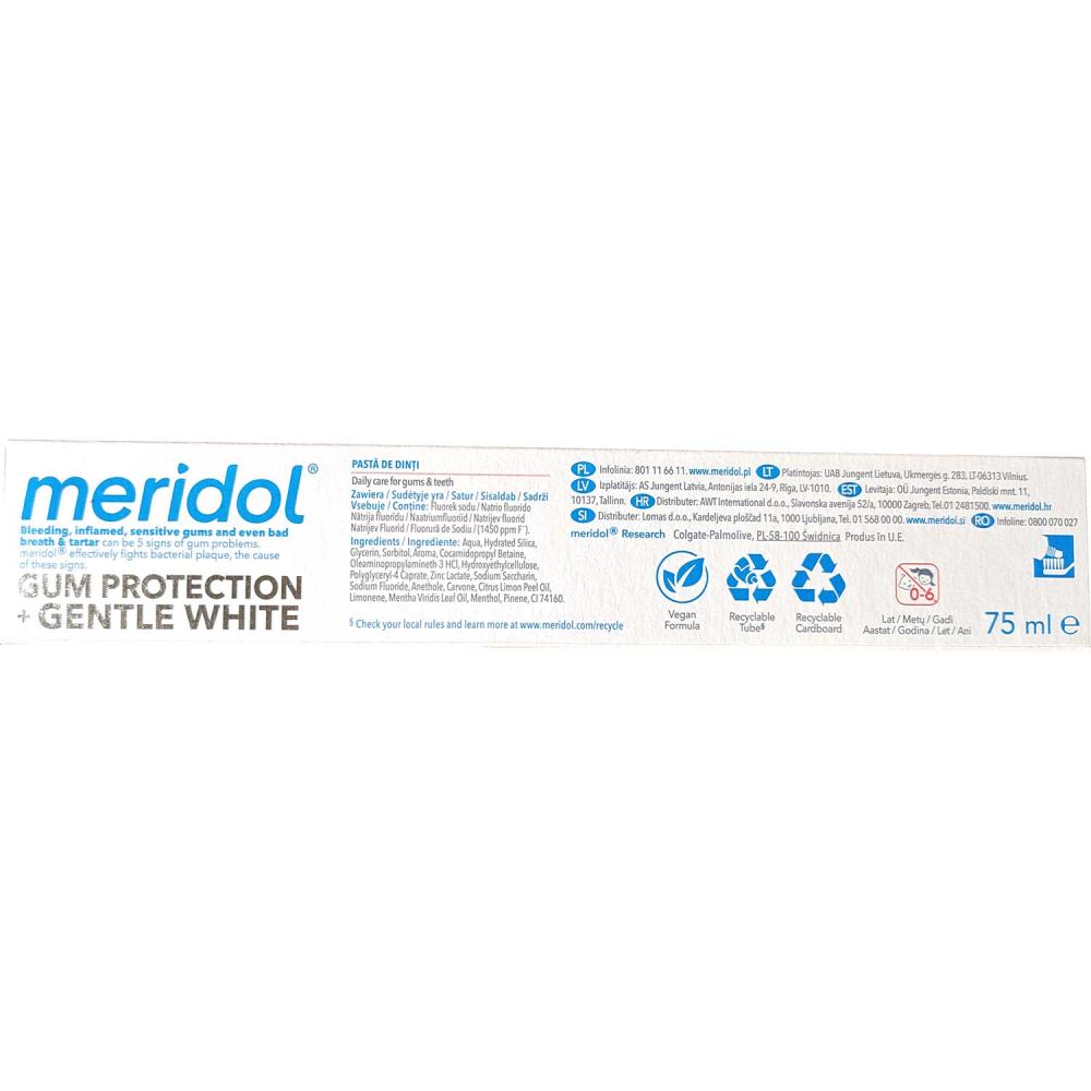 Meridol pasta do zębów 75ml Ochrona Dziąseł + Delikatne Wybielanie 