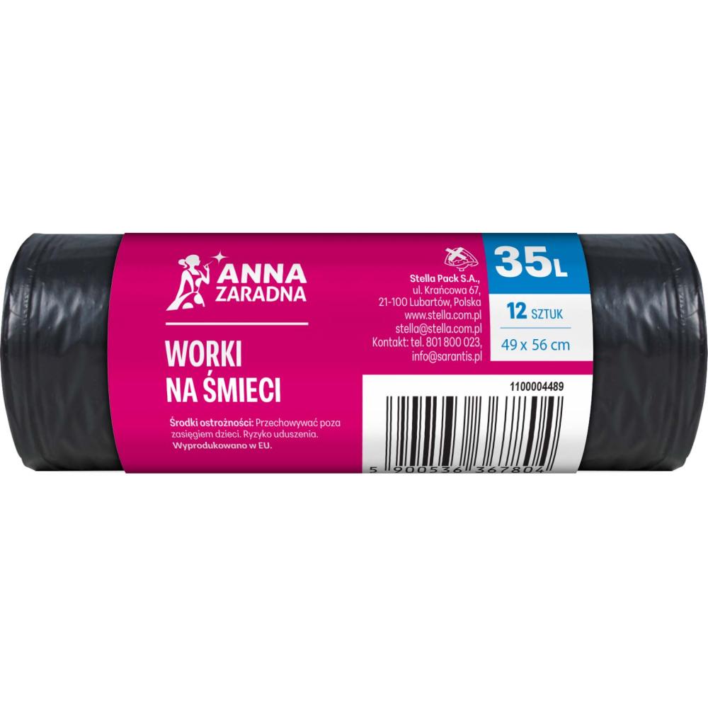 Anna Zaradna worki na śmieci supermocnemocne 35L 12szt.