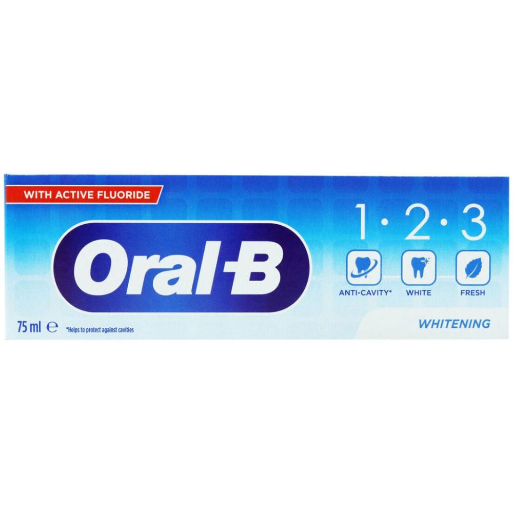 Oral B 1.2.3 Whitening pasta do zębów 75ml