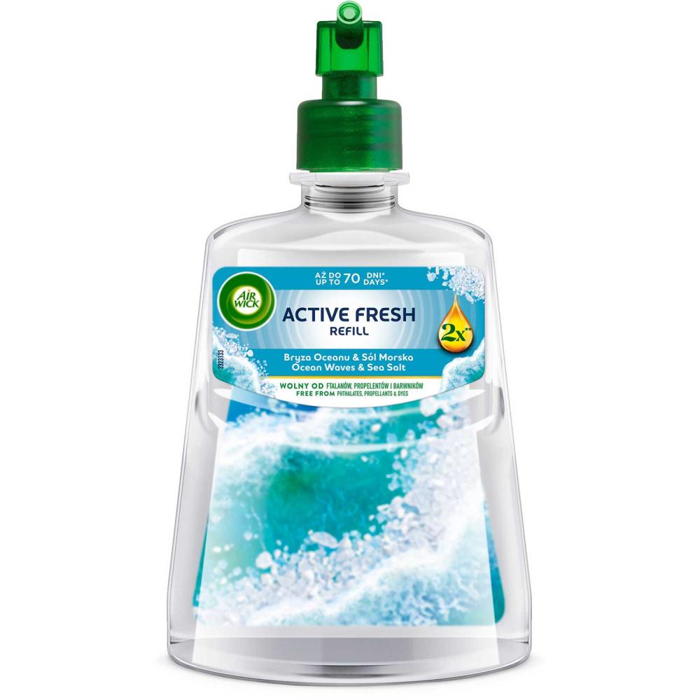Air Wick Active Fresh zapas 228ml Bryza Oceanu i Sól Morska