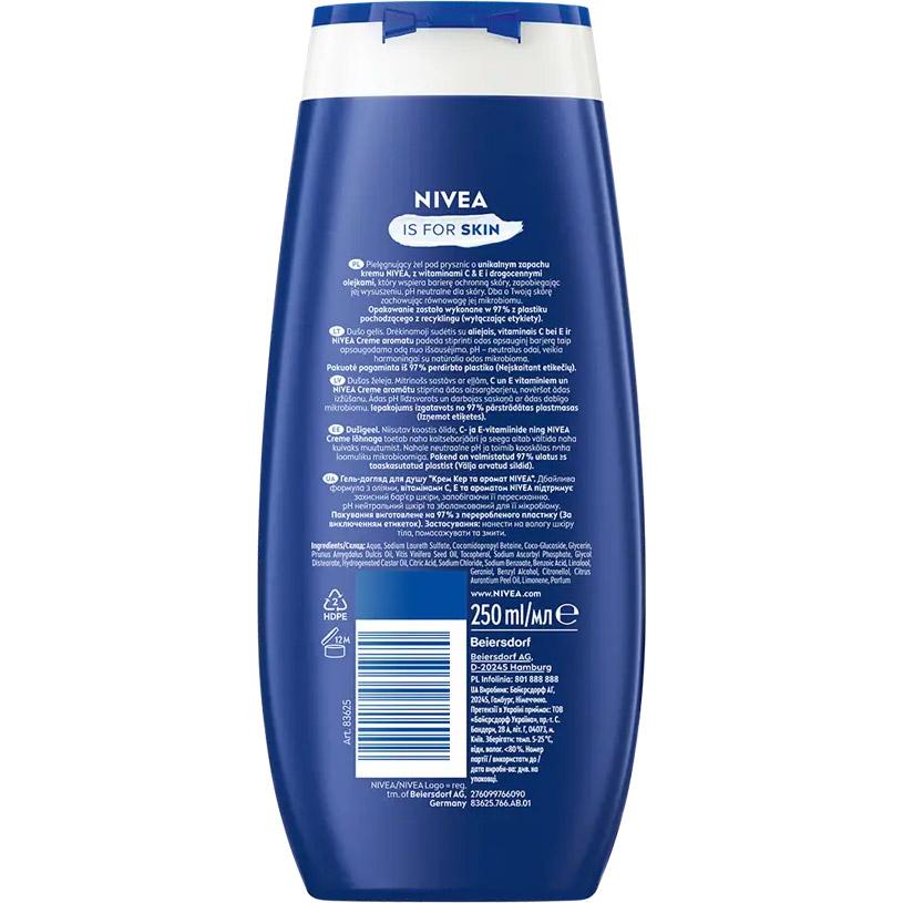 Nivea żel pod prysznic Creme Care 250ml