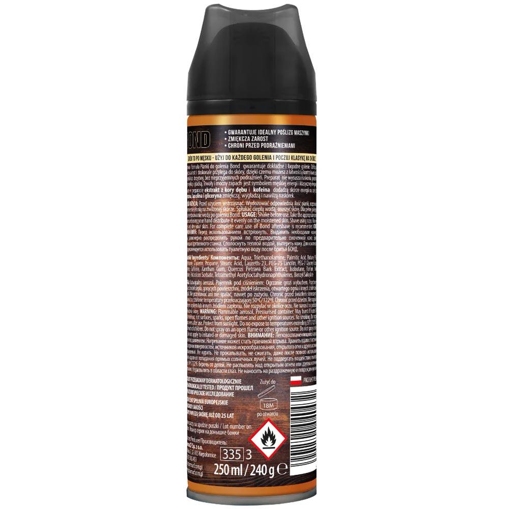 Bond pianka do golenia dla mężczyzn 250ml Inspired by Whisky