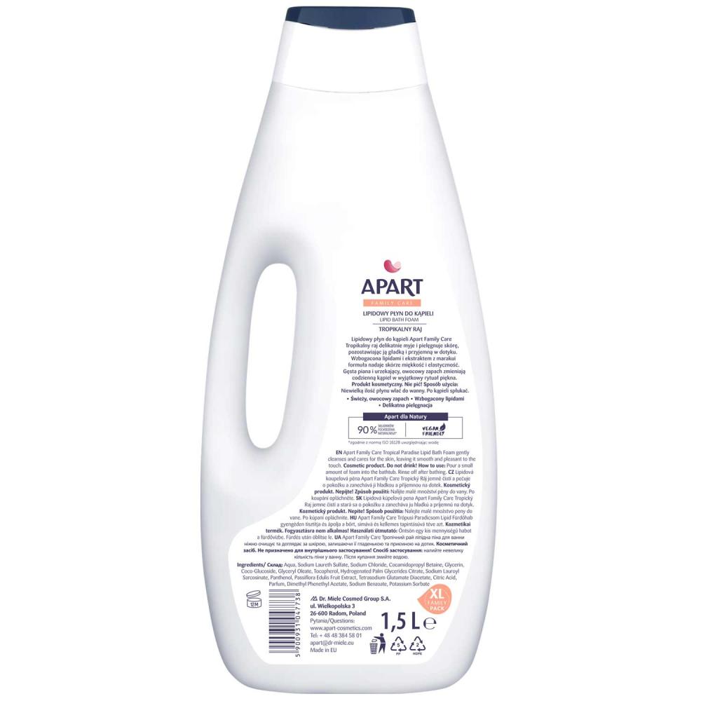 Apart Floral Care płyn do kąpieli 1500ml Tropikalny Raj
