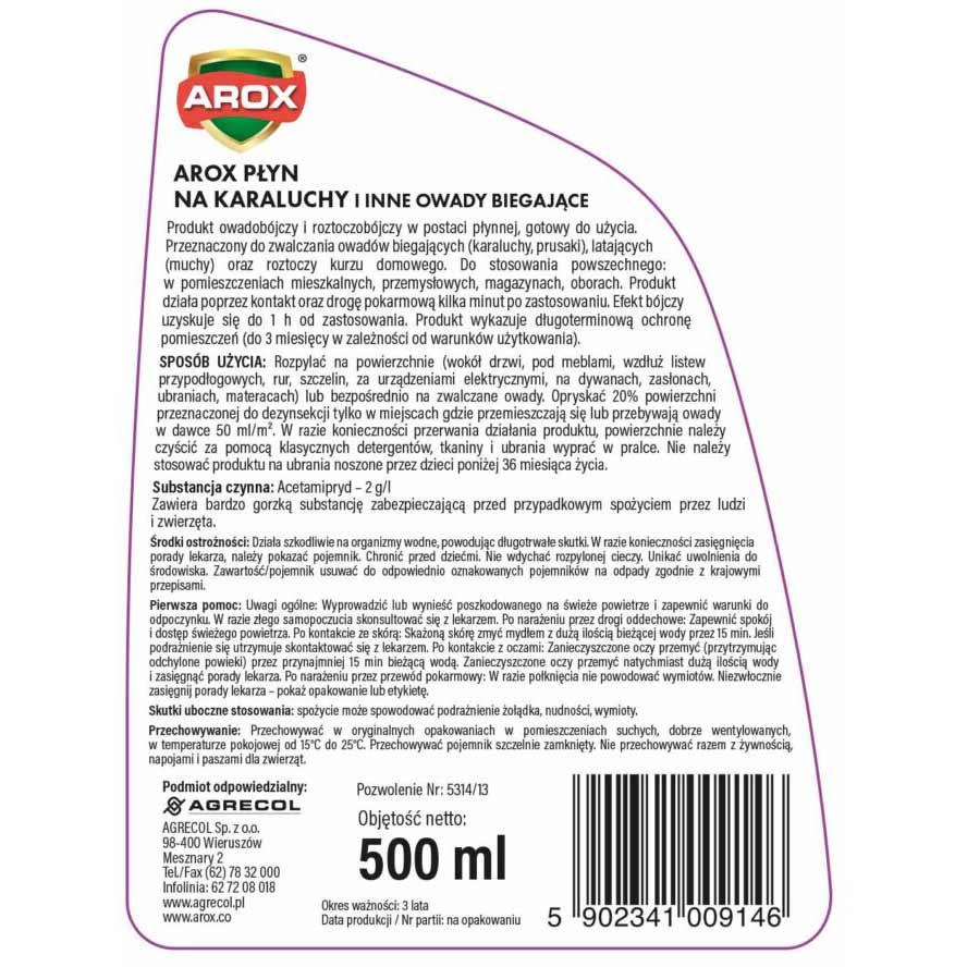 Arox spray na karaluchy 500ml
