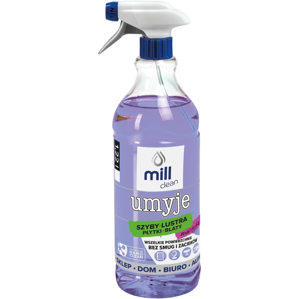 Mill Clean UMYJE płyn do mycia szyb 1,22L Maciejka