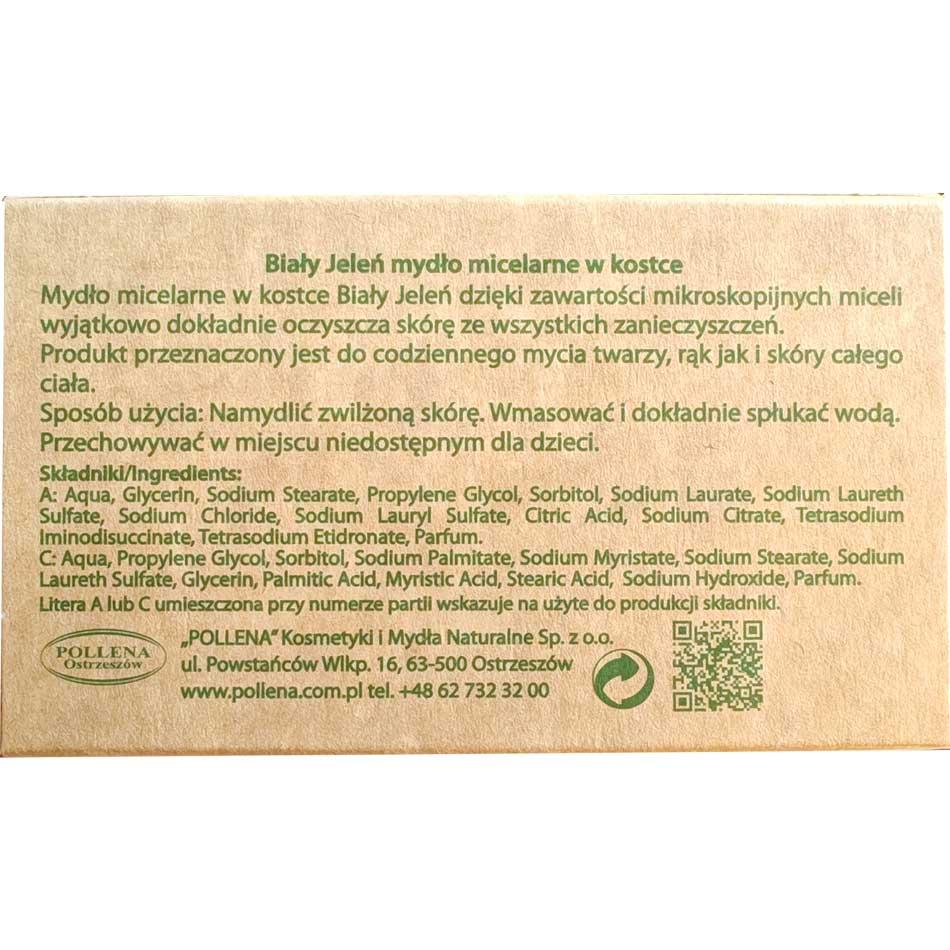 Biały Jeleń glicerynowe mydło micelarne 100g