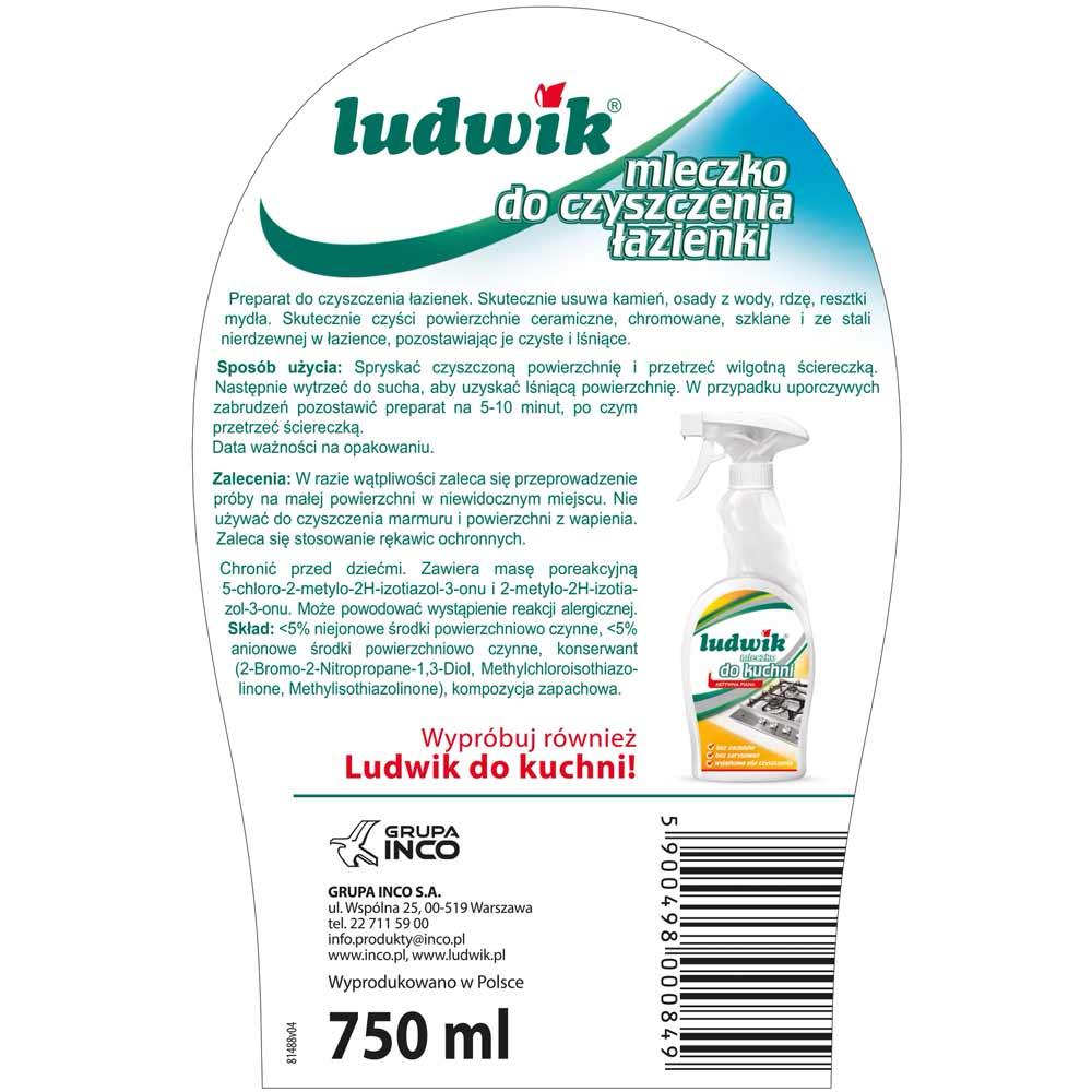 Ludwik mleczko do łazienki 750ml