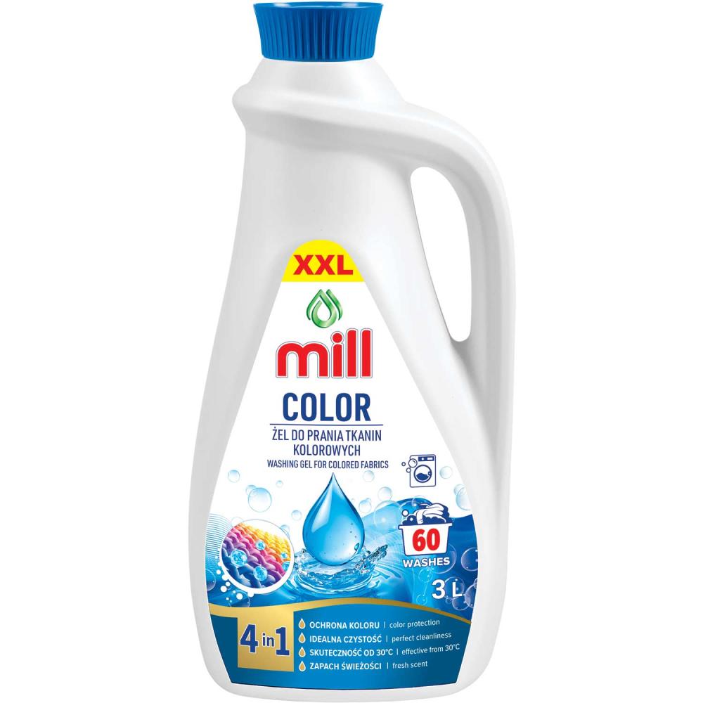 Mill żel do prania tkanin 3L Kolory