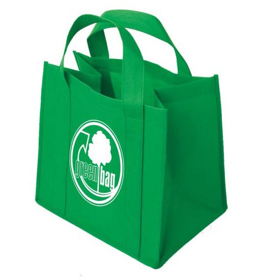 GAM torba zakupowa szyta – mocna PP 17L zielona Green Bag