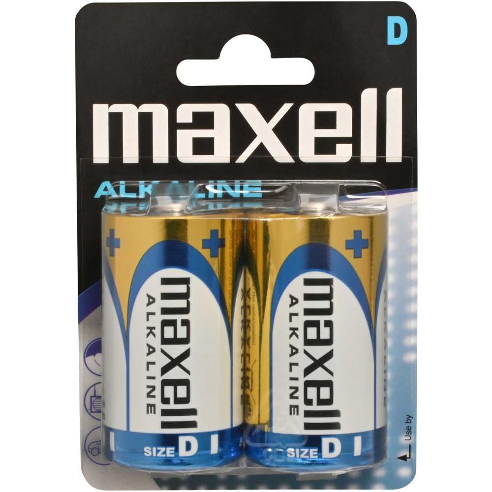 Maxell Alkaline bateria alkaliczna LR20 2szt. blister