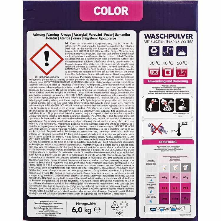 Der Waschkonig proszek do prania Perfume de Paris 6kg Color