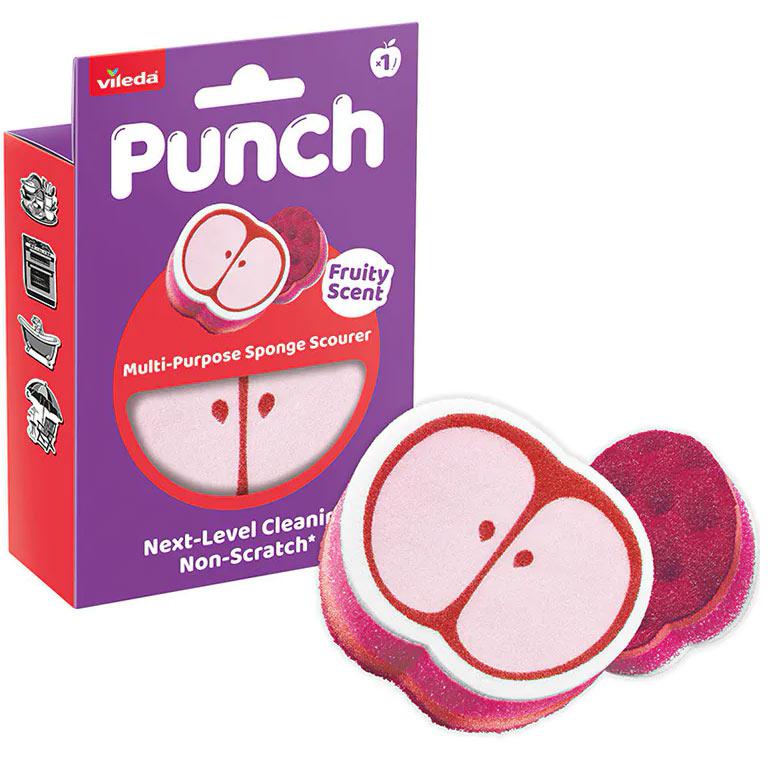 Vileda Punch zmywak zapachowy uniwersalny Jabłko