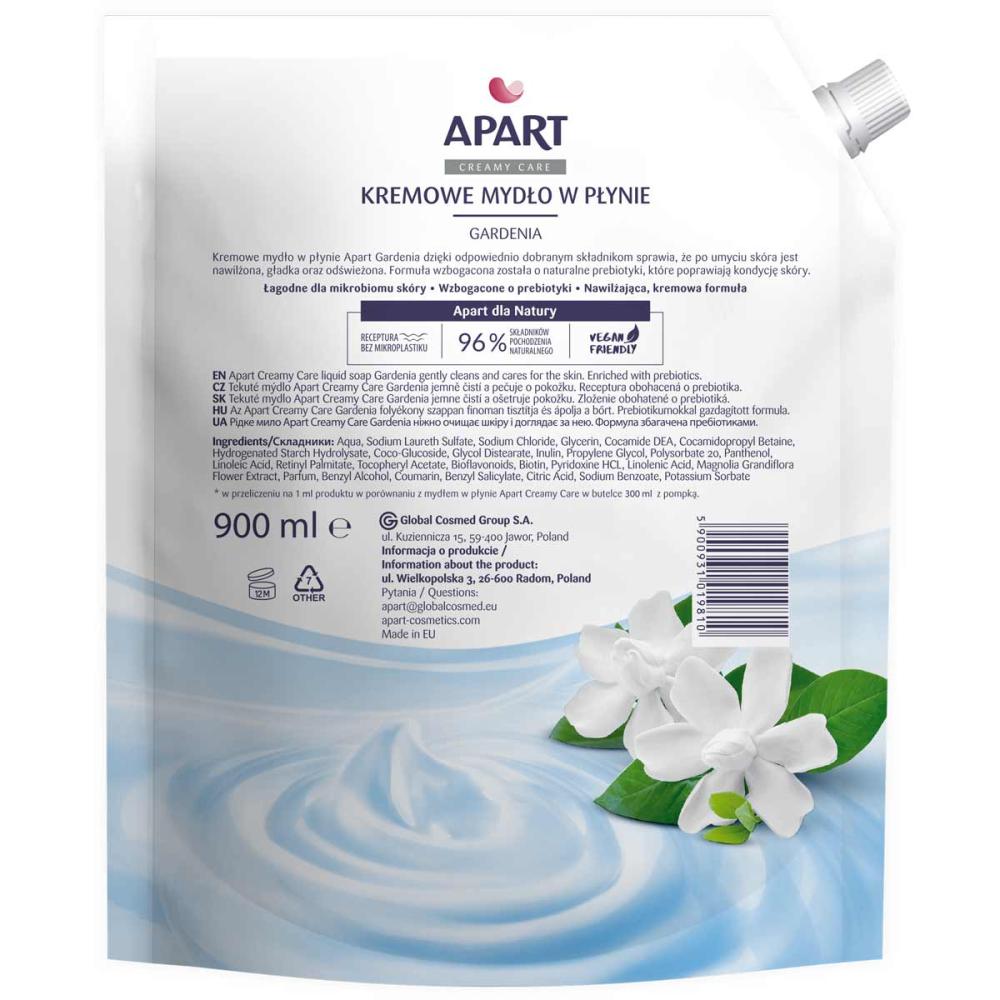 Apart mydło pre-biotic 900ml z gardenią