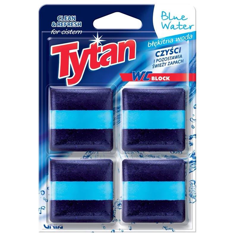 Tytan Blue Water kostka do spłuczki 4x50g