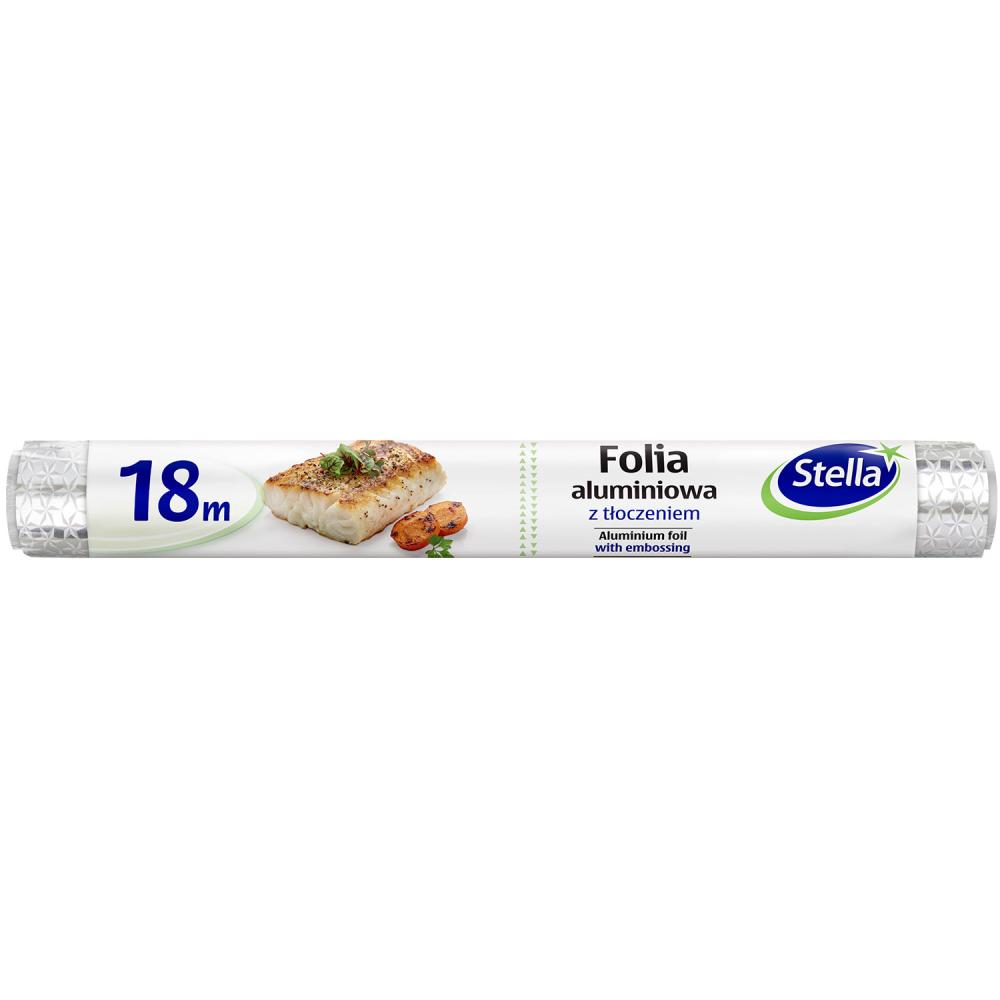 Stella folia aluminiowa z tłoczeniem 18m