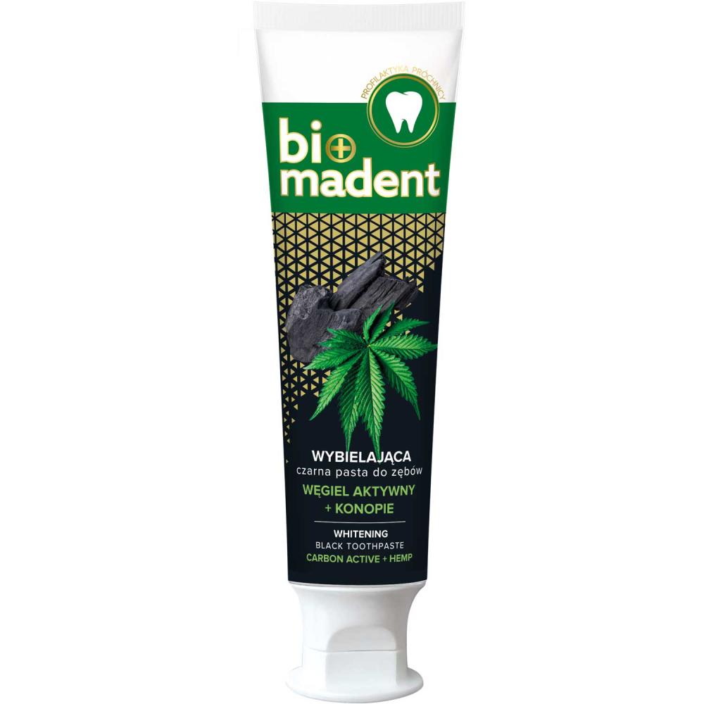 Bio Madent pasta do zębów wybielająca 100ml Węgiel Drzewny z Bambusa