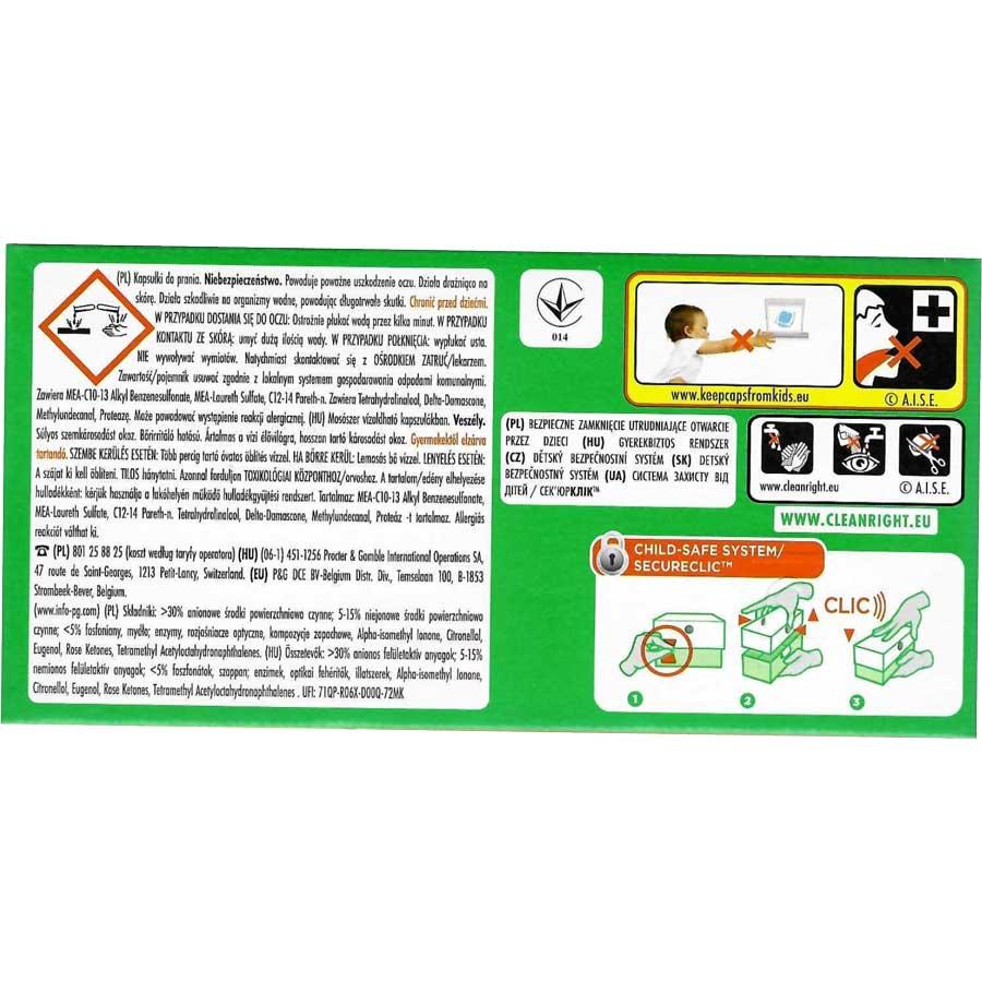 Ariel All In 1 Pods kapsułki do prania tkanin 22 sztuk Color