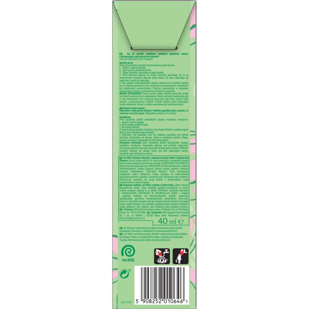 Air Wick patyczki zapachowe Juicy Melon & Exotoic Frangipani