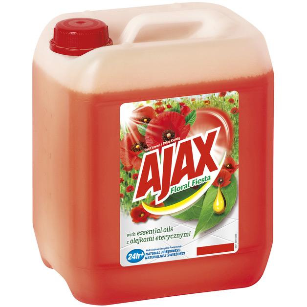Ajax płyn uniwersalny 5l kwiatowy czerwony