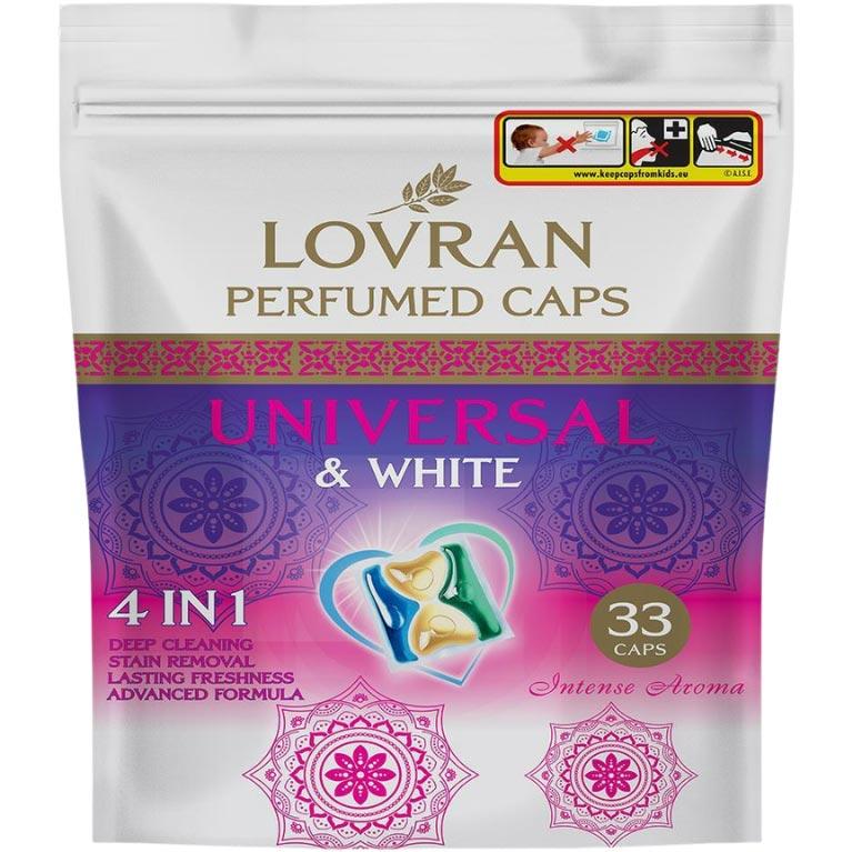 Lovran kapsułki piorące Universal & White 33szt.