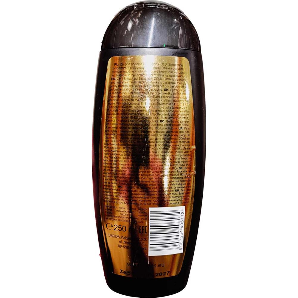 Bi-es żel pod prysznic 2w1 Gold For Man 250ml