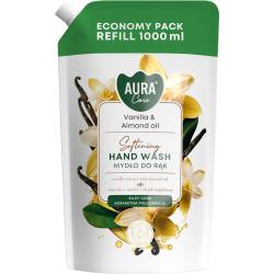 Bispol Aura mydło w płynie 1L – zapas Wanilia i Olejek Migdałowy