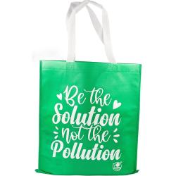 GAM torba na zakupy PP 36x41cm Be The Solution zielona