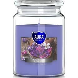 Bispol świeca zapachowa duża Fiołek