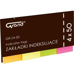Grand GR-Z4 zakładki indeksujące 4x50 sztuk