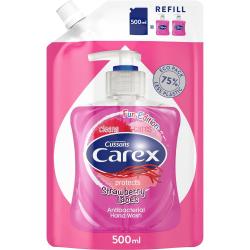 Carex antybakteryjne mydło w płynie 500ml Strawberry zapas