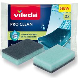 Vileda Pro Clean zmywak kuchenny 2 sztuki