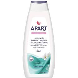 Apart Double Care żel pod prysznic + płyn do kąpieli 900ml White Flowers
